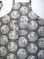 GRAY TOILE CHEFS APRON