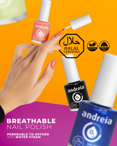 Halal nail polish - polish, breathable