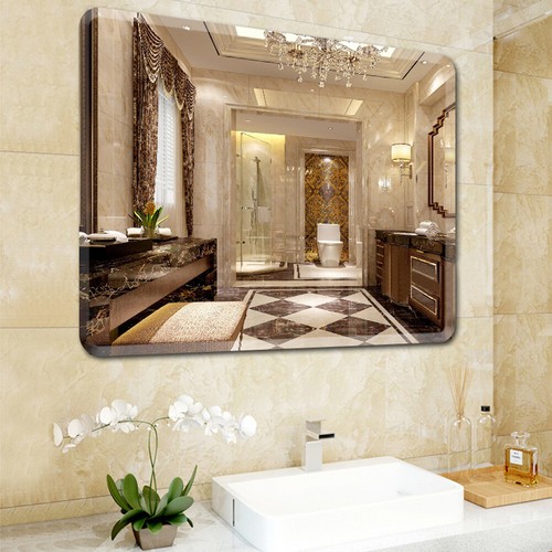 Glass frameless mirror - glass,