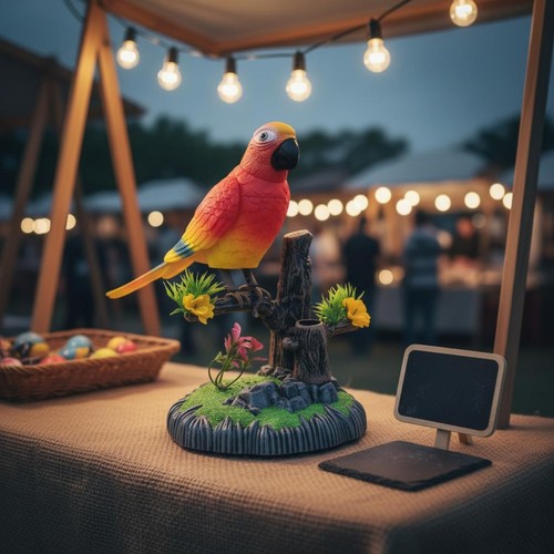 Sound activated parrot toy - sound,