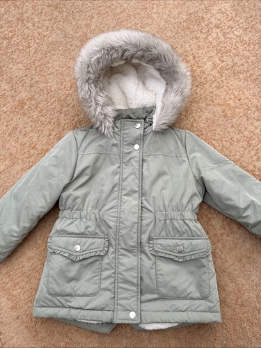 Next girls fur lined coat - next,