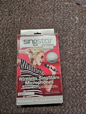 Sony PS3 Singstar Wireless Microphones with Receiver PS2 Compatible