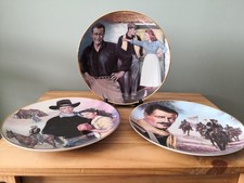 John Wayne Limited Edition Plates Set Of 8 Collectable Republic Ernst Inc Rare