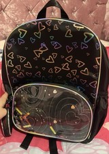 Girls Black Backpack.