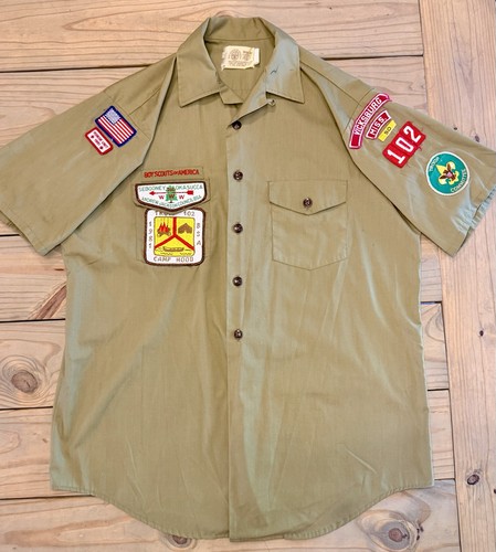 Vintage bsa boy scout shirt - bsa,