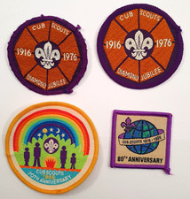 4 x Mixed Cub Scouts Badges