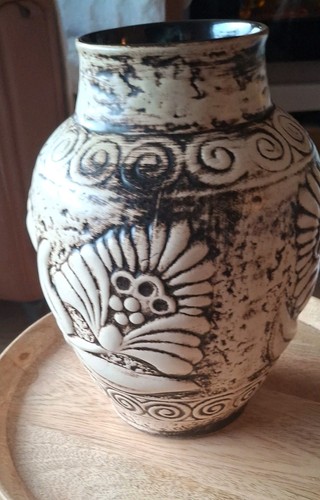 German studio pottery vase - pottery,
