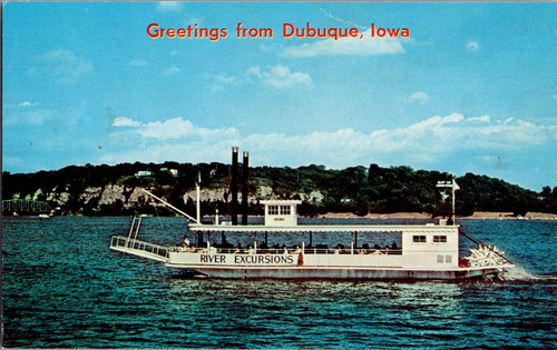 Postcard twin paddle - paddle, wheel