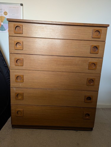 Schreiber drawer chest of - schreiber, 6-drawer