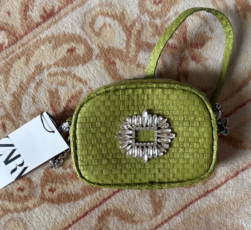 Zara embellished woven city - zara,