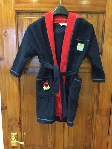Boys dressing gown robe - m&s,