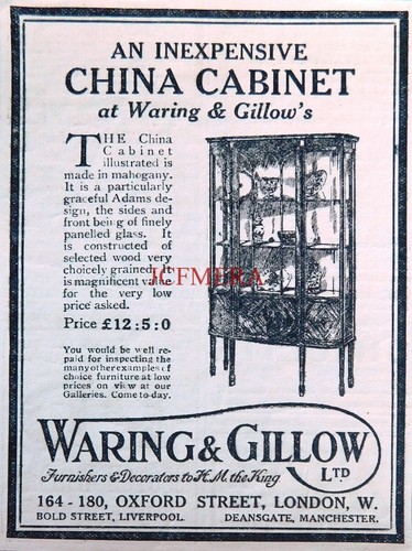Waring gillow china - waring, &