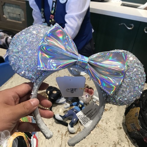 Disney parks silver minnie - disney,