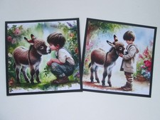 Set of 2  x LITTLE  BOY WITH