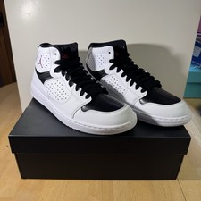 Nike Jordan Access Mens 10 White Black Red Shoes Sneakers Athletic AR3762-101