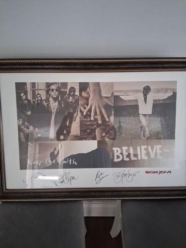 Bon jovi signed keep the - bon,