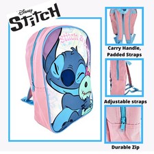 Stitch Backpack Girls' Pink