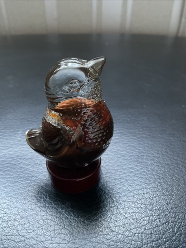 Vintage glass bird perfume - vintage,
