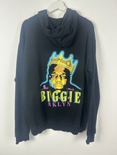 The Notorious B.I.G. Biggie BKLYN Hoodie Black XL Hip Hop Streetwear