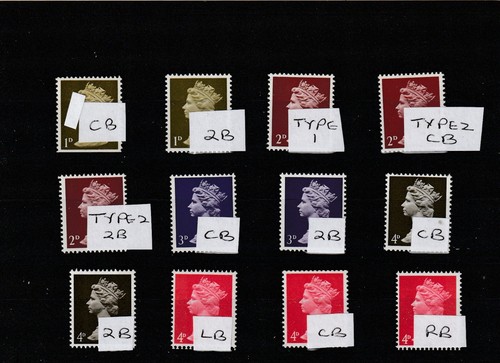 Stamps qeii mnh pre - pre, decimal