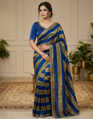 Georgette silk embroidery