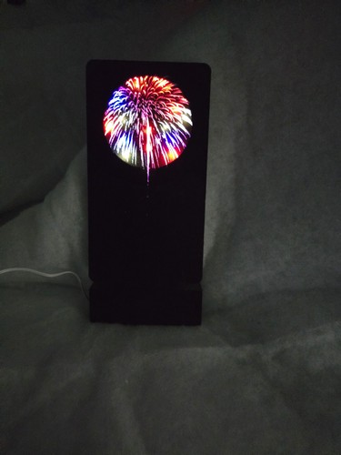 Lemax multi color fireworks - lemax, multi-color