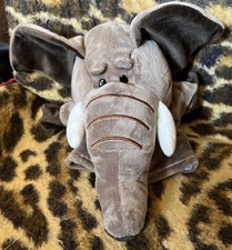 Elephant Hand puppet 9" approx-Soft plush toy Children/storytelling/pretend Play