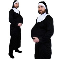 NUN COSTUME PREGNANT MENS STAG