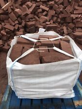 Random St Bees Red Sandstone Walling Stone in a Dumpy Bag