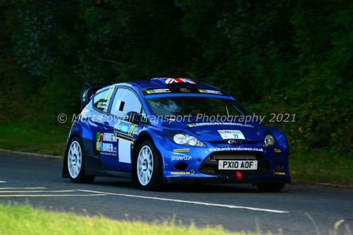 Rally car photo 12x8 - car, ford