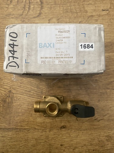 Baxi 95605029 valve body bnib - 95605029,