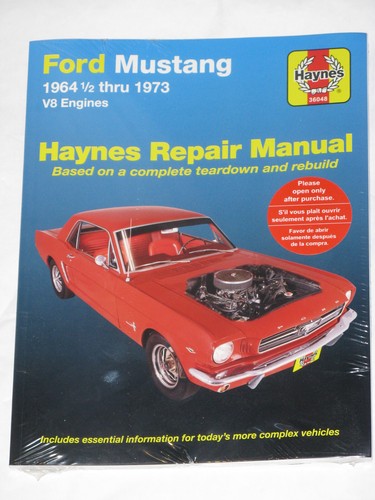 Ford mustang haynes manual - ford,