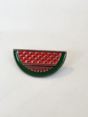 Watermelon keffiyeh pin - keffiyeh,
