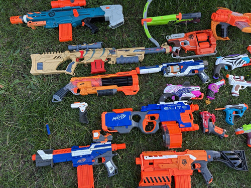 Nerf gun bundle - bundle, working