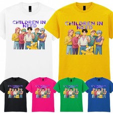 Children In Need Pudsey Bear Kids T-Shirt SAJA Boys Music Spotty Day Gift Tee