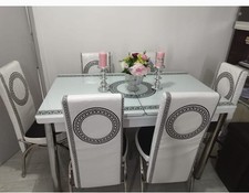 White Turkish Dining Table.
