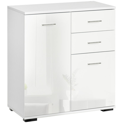 Shoe cabinet white - white, 71x76x35cm