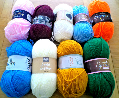 Job lot branded - dk, knitting