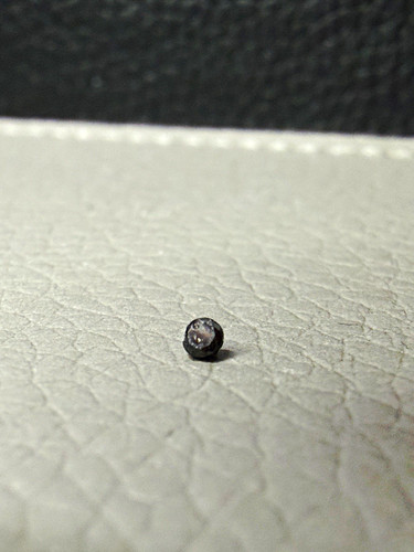 6mm round cut black diamond - 1.6mm,