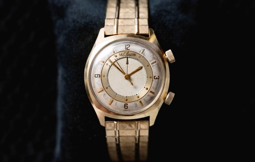 Lecoultre memovox wrist alarm - lecoultre,
