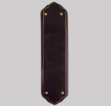 1 x Black Porcelain Door