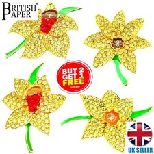 DAFFODIL PIN BROOCHES Yellow