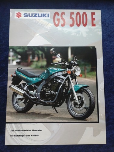 1995 suzuki 500 brochure - gs, e