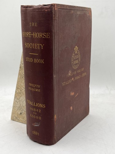 Shire horse society stud - horse, book