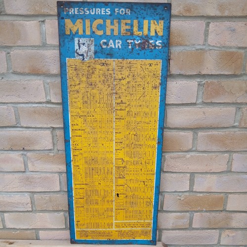 Michelin vintage metal tyre - michelin,