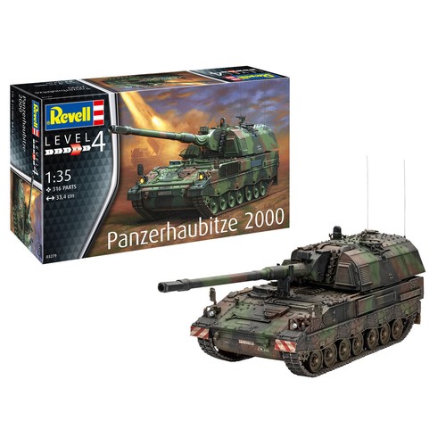 Revell panzerhaubitze 2000 - panzerhaubitze,
