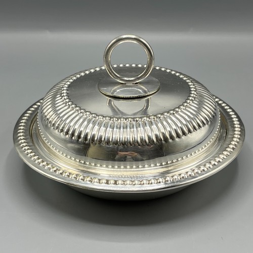 Antique silver plated muffin - antique,