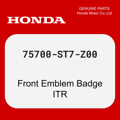 Honda genuine 75700 st7 - genuine, 75700-st7-z00