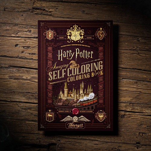 Harry potter self colouring - harry, self-colouring