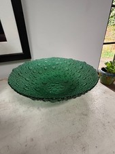 Vintage Emerald Green Glass